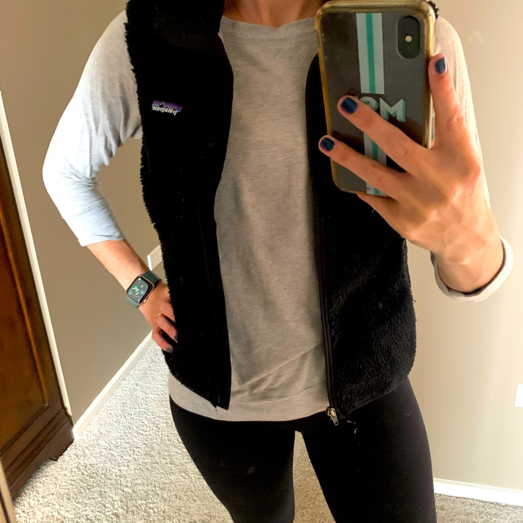 Patagonia Xs Black Synchilla Retro Vest